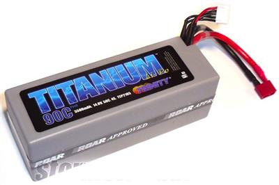 Team Epic 5500mAh 90c 14.8v 4s Lipo Battery Pack with Deans Plug