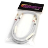 Team Epic 1S Charge Cable with 5mm Bullets, White