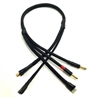 Team Epic 4S Pro Charge Cable w/ WSDeans Connector, black
