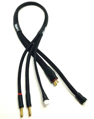 Team Epic 2S Pro Charge Cable w/ WSDeans Connector, black