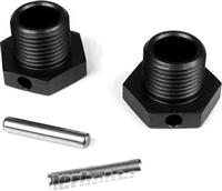 Tekno R/C EB48.2/EB48 Wheel Hubs, Aluminum (2)