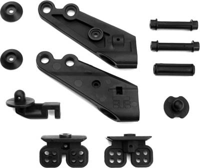 Tekno R/C Low Profile Wing Mounts And Body Mounts, EB48SL