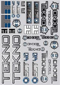 Tekno R/C SCT410 Decal Sheet