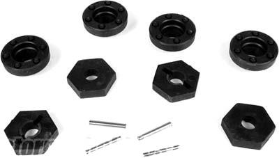 Tekno R/C SCT410 17mm Composite Hub Adapter Set (4)