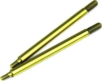 Tekno R/C EB48.2/SCT410 Front Shock Shafts, Tini Coated (2)