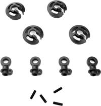 Tekno R/C Locking Shock Rod Ends And Spring Perch Set (4)