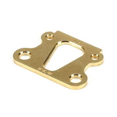 Losi 22 Brass Kick Angle Shim, 25 degree