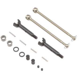 Losi 22 4.0/3.0 SPEC-Racer MM CVA Driveshaft Set, aluminum (2)