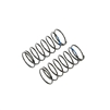 Losi 22 5.0 DC/SR/AC Low Frequency 12mm Front Shock Springs, blue (2)