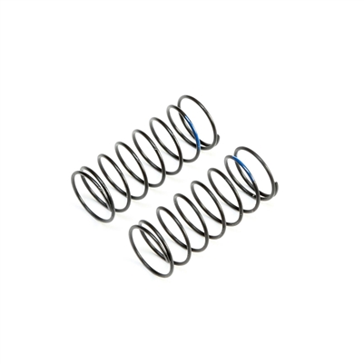 Losi 22 5.0 DC/SR/AC Low Frequency 12mm Front Shock Springs, blue (2)