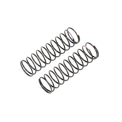 Losi 22 5.0 DC/SR/AC Low Frequency 12mm Rear Shock Springs, pink (2)