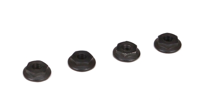 Losi 22-4 M4 Low Profile Serrated Nuts (4)