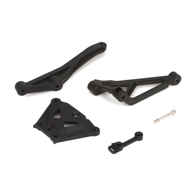 Losi 8ight-E 3.0/8ight-E 4.0 Chasssis Braces and Top Plate Set