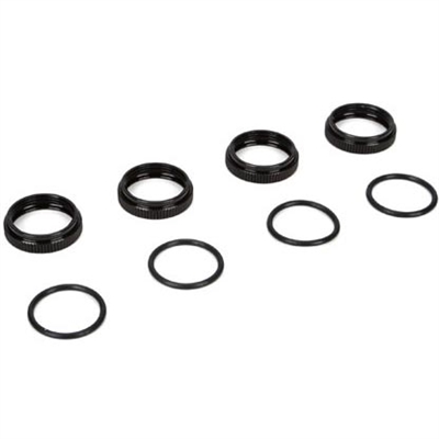Losi 8ight 3.0/4.0 16mm Shock Nuts and O-Rings (4 of each)