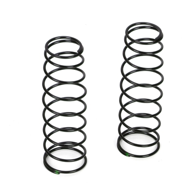 Losi 8ight-B 3.0 16mm Rear Shock Springs-3.8 Rate, Green (2)