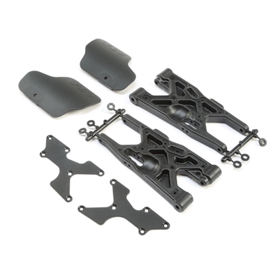 Losi 8ight-XE Rear Arms, Inserts and Guards (2)