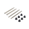 Losi 8ight-XE Electro Nickel Outer Hinge Pin Set, 3.5mm