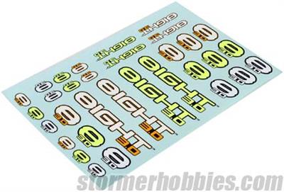 Losi 8ight-B 3.0 Logo Decal Sheet