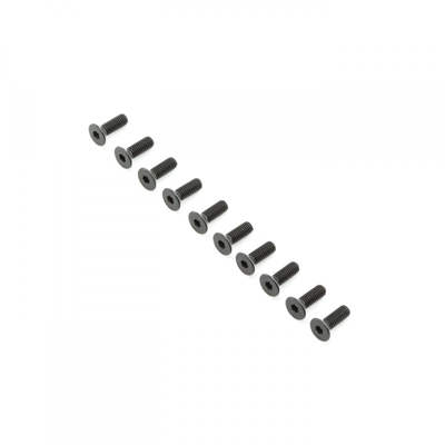 Losi Tenacity SCT Flat Head Screws, M4x12mm (10)