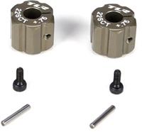 Losi 22SCT Rear Hex Hub, Aluminum +.75mm Offset (2)