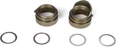 Losi 810/Ten Rear Gearbox Bearing Inserts, aluminum