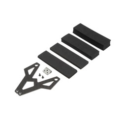Losi 22 3.0/22T 3.0 Battery Strap, carbon fiber with aluminum mount