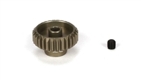 Losi 28 tooth Aluminum Pinion Gear, 48 pitch for 1/8" Motor Shaft