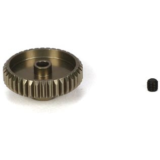 Losi 38 tooth Aluminum Pinion Gear, 48 pitch for 1/8" Motor Shaft