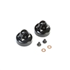 Losi 22 5.0 DC/SR/AC G3 Bleeder Shock Caps, black aluminum (2)