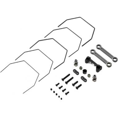 Losi 22 4.0 Rear Sway Bar Set Laydown