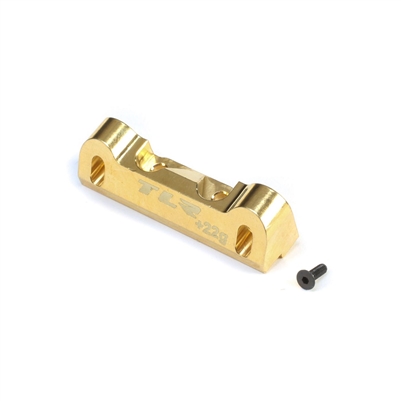 Losi 22 5.0 DC/SR/AC Brass Hinge Pin Brace, LRC +22g