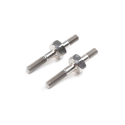 Losi 22 5.0 DC/SR/AC Shock Standoffs for Carbon Tower, titanium (2)