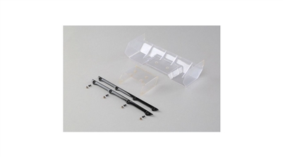 Losi 8ight-XE Pre-Cut Polycarbonate Clear Wing, requires painting