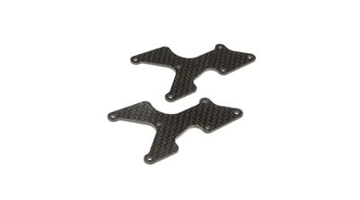 Losi 8ight-XE Rear Arm Inserts,  carbon (2)