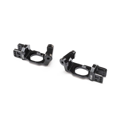 Losi 8X Front Spindle Carriers V2, 17.5 deg aluminum