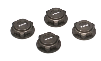 Losi 8/T 2.0 Covered 17mm Wheel Nuts, aluminum (4)