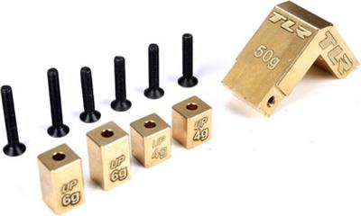 Losi 22 Mid Engine Brass Weight System