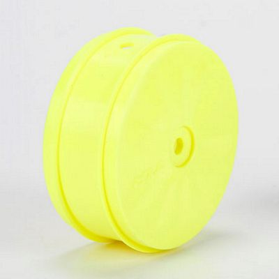 Losi 22-4 2.0/22 3.0 MM 61mm Front Rims-12mm hex, yellow (2)