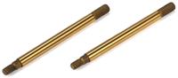 Losi Ten-SCTE Front Shock Shafts, Tini Coated (2)