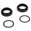 Losi 22 Shock Preload Adjusting Nuts with O-Rings (2 each)