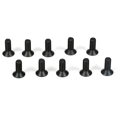 Losi Flathead Screws, M3 x 8mm (10)