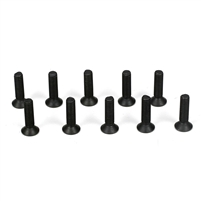 Losi Flathead Screws, M3 x 12mm (10)