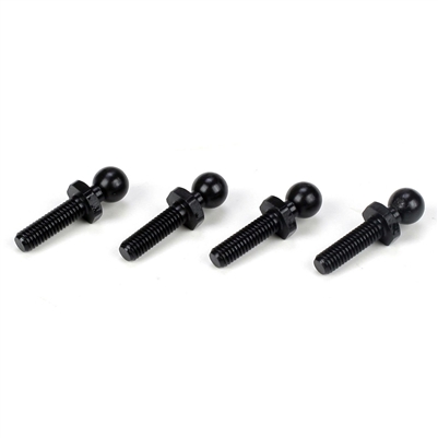 Losi 22 Ball Studs, 4.8 x 10mm (4)