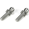 Losi 22 Ball Studs-4.8 x 10mm, titanium (2)