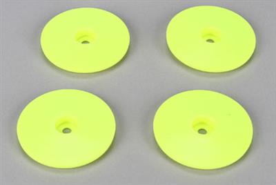 Losi 22SCT Wheel Disks, Yellow (4) 