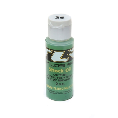 Losi Silicone Shock Oil-25 Weight (2 oz. bottle)