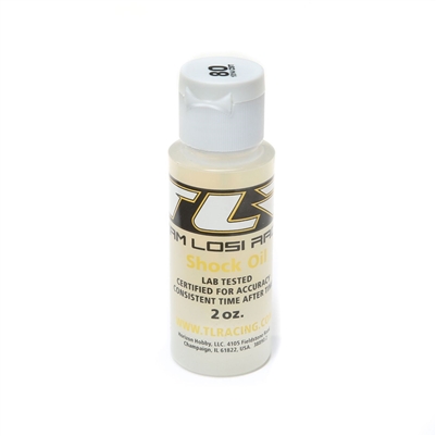 Losi Silicone Shock Oil-80 Weight (2 oz. bottle)