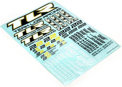 Losi 22 Sticker Sheet