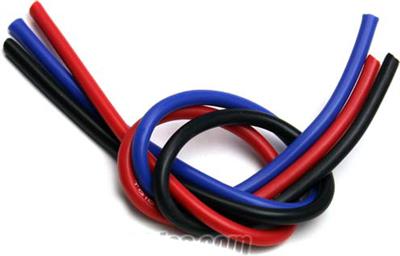 TQ Racing 10 Gauge Wire, Red, Black And Blue, 1 Ft. Each