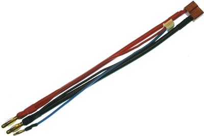 TQ Racing 2s Charge/Balance Adapter Lead With WSDeans Plug, 180mm